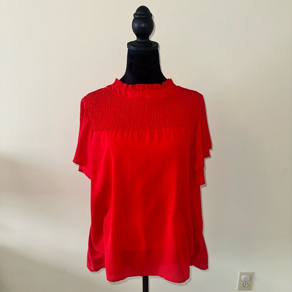 Badgley Mischa Red Blouse